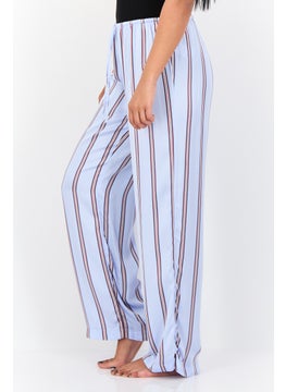 Aerie Women Stripe Satin Pajama Pants, Multicolor  - Image 4