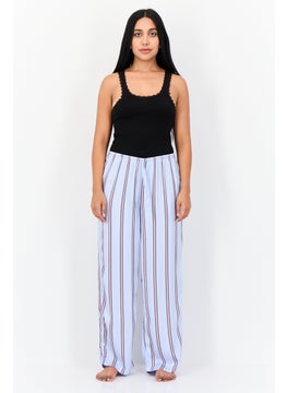 Aerie Women Stripe Satin Pajama Pants, Multicolor  - Image 2