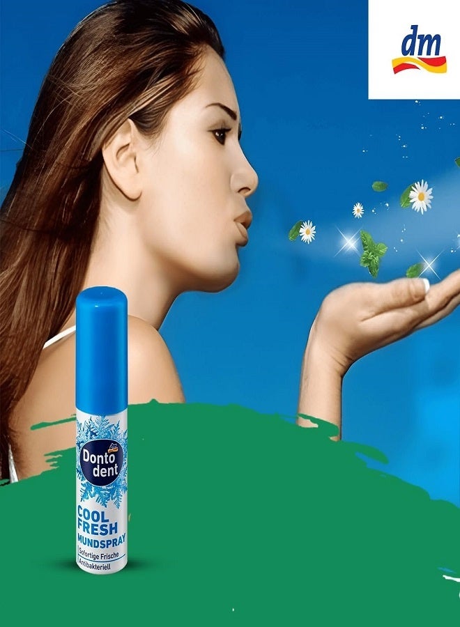 DM Dontodent Mouth Spray Cool Fresh 15ml - Image 3