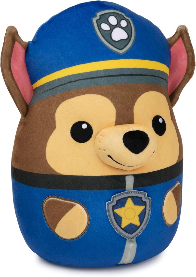 GUND Paw Patrol Trend Squishy Chase, 30 cm, High-Quality Plush Toy and Cuddly Cushion in One, Gift for Children from 1 Year - Image 2