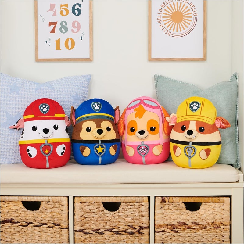 GUND Paw Patrol Trend Squishy Chase, 30 cm, High-Quality Plush Toy and Cuddly Cushion in One, Gift for Children from 1 Year - Image 4