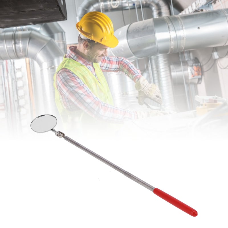 CT‑502 Flexible Inspection Mirror Air Conditioning Pipe Repair Welding Inspection Round Telescoping Mirror - Image 1