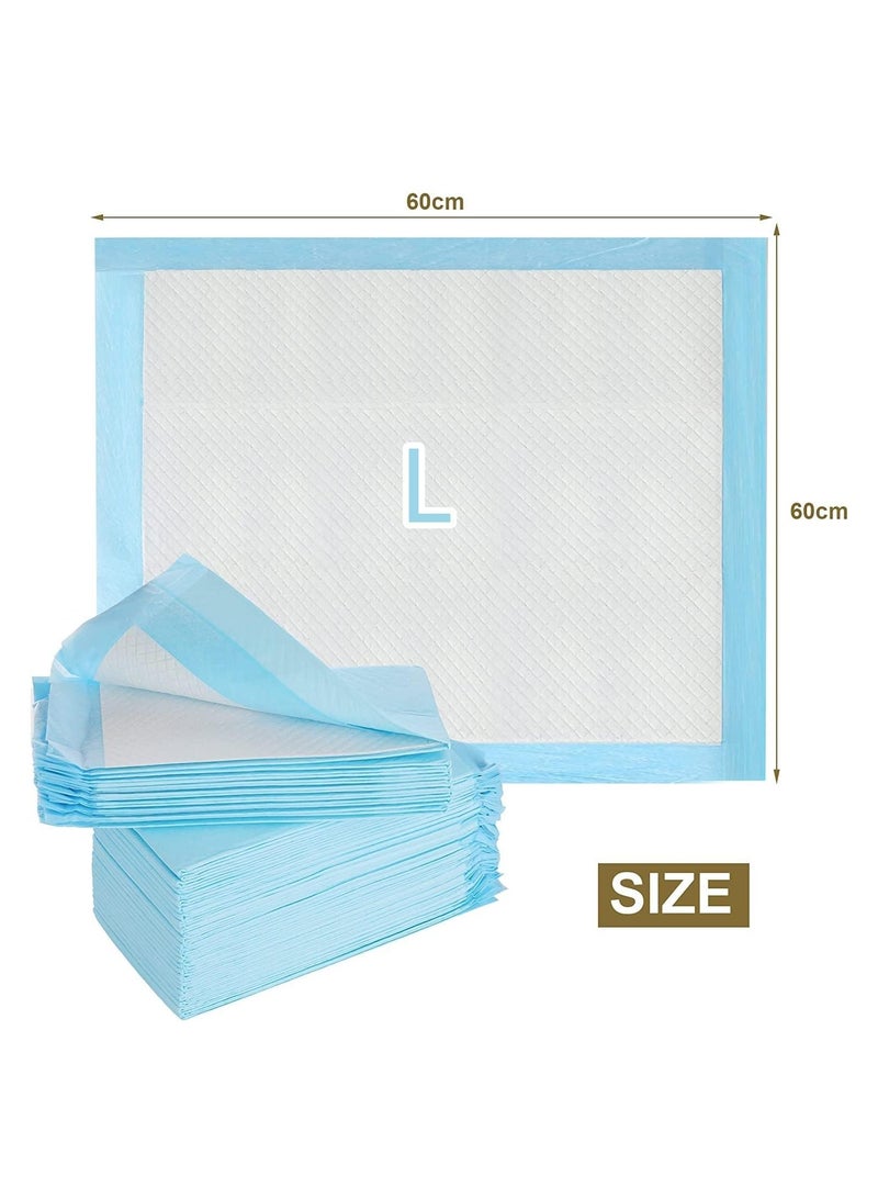 MahMir Disposable Absorbent Quick Drying Leak-Proof Pee Pads, Disposable Training Pads For Pets with 5 Highly Absorbent Layers, Puppy Pads For Potty Training For Pets 60X60cm, Pack of 40 Pieces - Image 3
