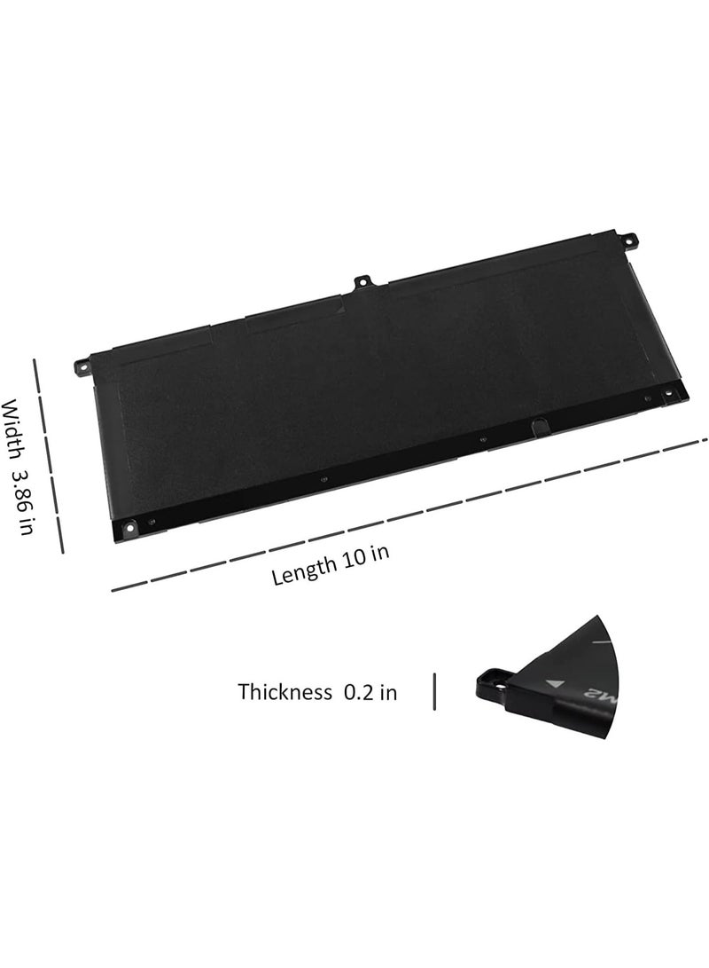 Terabyte REPLACEMENT H5CKD Laptop Battery Compatible for Dell Latitude 3410 3510 Vostro 5300 5301 5401 5501 Inspiron 5300 5401 5408 5501 5508 5400 5406 7405 7300 7500 0 750 6 2-in-1 Silver Edition 7T8CD TXD03 53Wh - Image 4