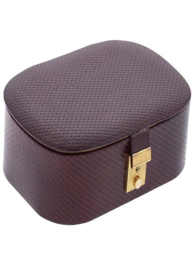 Leatherman Brown Single Tray Jewellery Box - Image 1