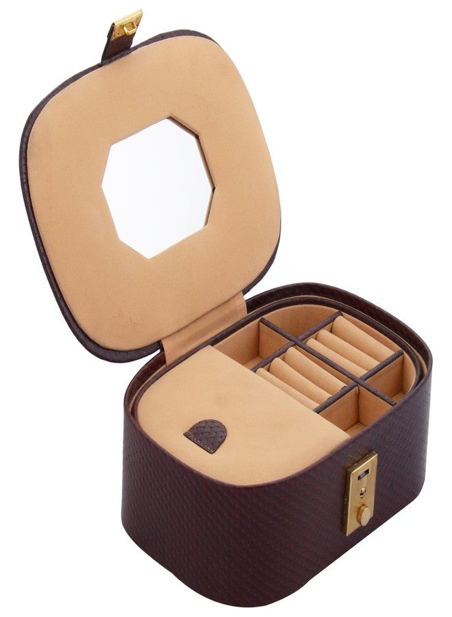 Leatherman Brown Single Tray Jewellery Box - Image 2