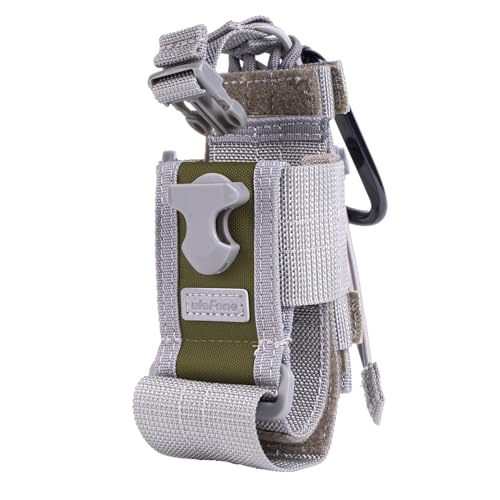 Ulefone Armor Molle Holster Phone Pouch with Carabiner Clip Universal for Most PhoneRadio Like Ulefone Armor 3433 Armor 30 Armor 2928 27 Rugking Series - Image 1
