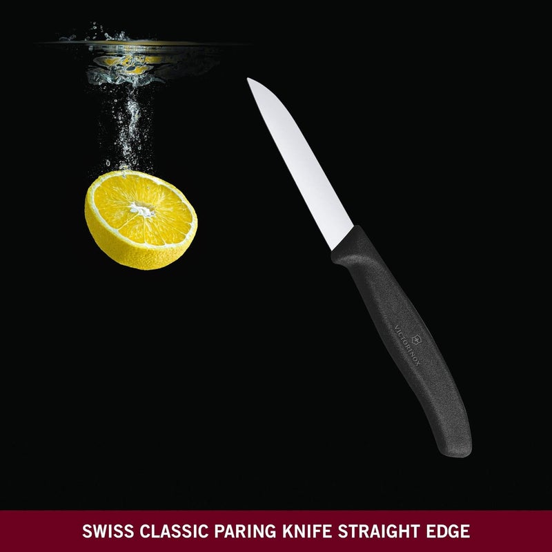 Victorinox Victorinox Swiss Made Swiss Classic Paring Knife Stainless Steel 8cm Kitchen Knife for Vegetable Cutting and Chopping Black Kitchen Tools Items 67403  - Image 5