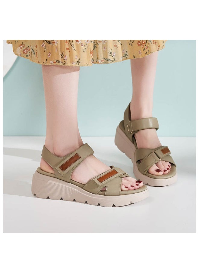 SIKETU Summer Minimalist Thick Soled Sandals For Women's  Style Soft Soled Women's Shoes For Outdoor Wear Anti Slip Beach Shoes  - Image 4