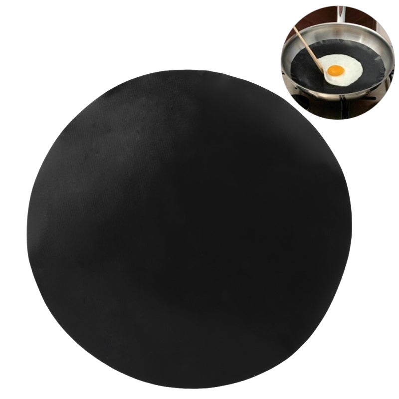 Non-Stick Pan Liner PTFE Coated Fiberglass Fabric - Heat Resistant Durable Kitchen Accessory for Home Cooking - Image 3