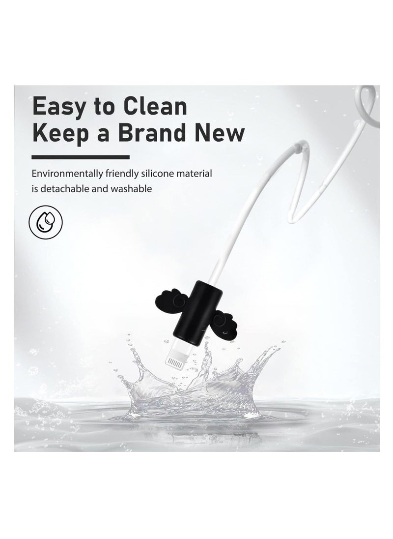 , Cable Protector Set for iPhone Charger, 3D Cartoon Cat Design, Data Cable Cover Line, USB Wire Cord Saver Protector Compatible with iPhone 11 12 13 14 Pro Max Plus - Image 4