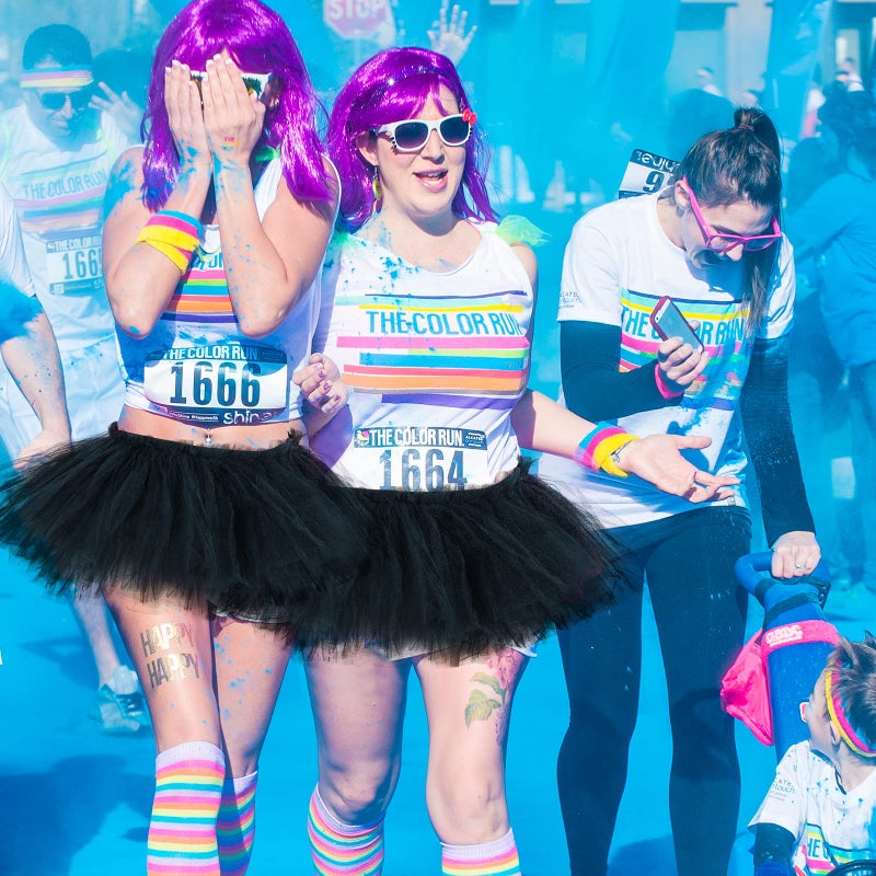 Zhanmai 2 Pack Tutu Skirt Women Adult Classic Elastic 5 Layered Short Tulle Skirt 80's Dance Carnival Costume for Lady (Black) - Image 3