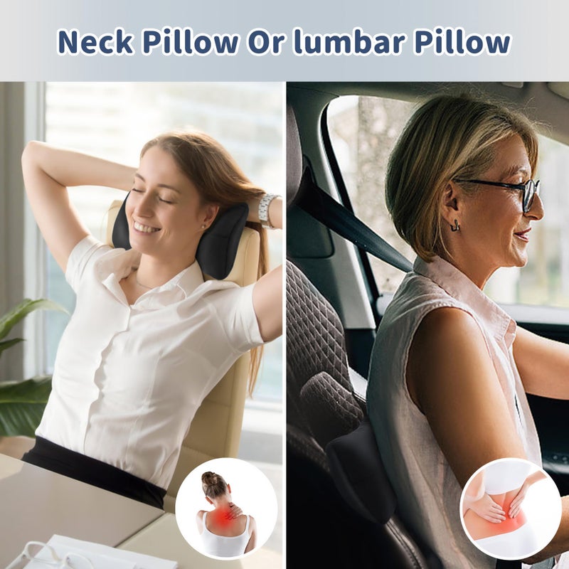 Pro Goleem Small Pillow 11’’x6’’x2.5’’ for Camping and Traveling with Name Tag Mini Tiny Pillow for Kids Sleeping and Chair Car Air Nap Neck Lumbar Knee Rest Pillows, Black - Image 5