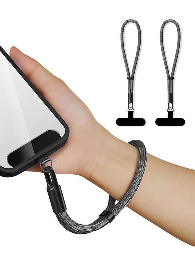 Green Tiger 2 Pack Phone Wrist Strap Phone Lanyard with 2 Tether Tabs, 360 Degree Rotating Design Hand Wrist Strap for Most Cell Phone Accessories - Image 1