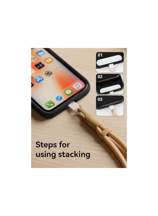 Green Tiger 2 Pack Phone Wrist Strap Phone Lanyard with 2 Tether Tabs, 360 Degree Rotating Design Hand Wrist Strap for Most Cell Phone Accessories - Image 5