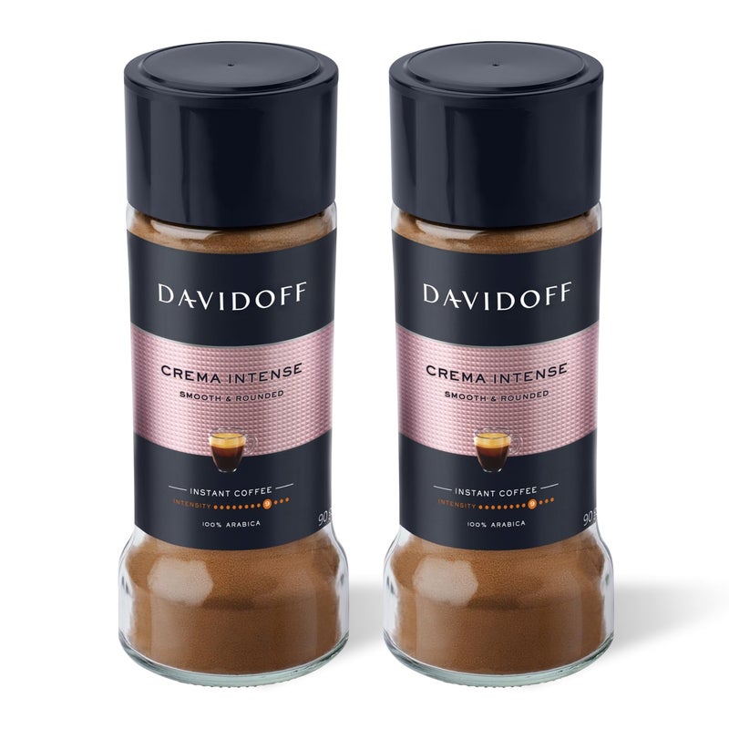 Davidoff قهوة دافيدوف كريما إنتنس 100% أرابيكا، 3.17 أونصة ℮ 90 غ، عبوتين - Image 1