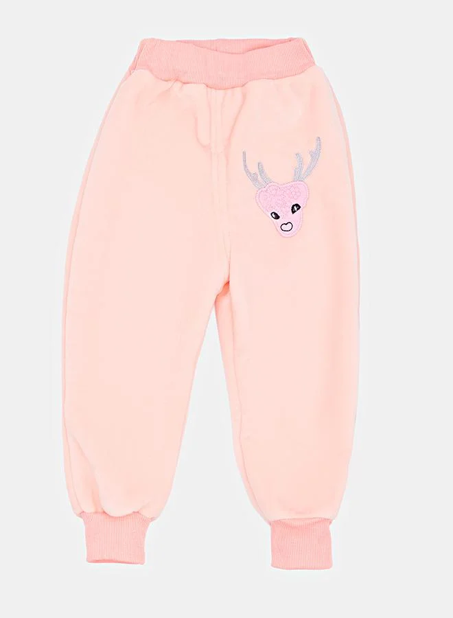 babyqlo Winter Reindeer Tracksuit With Hooded Vest