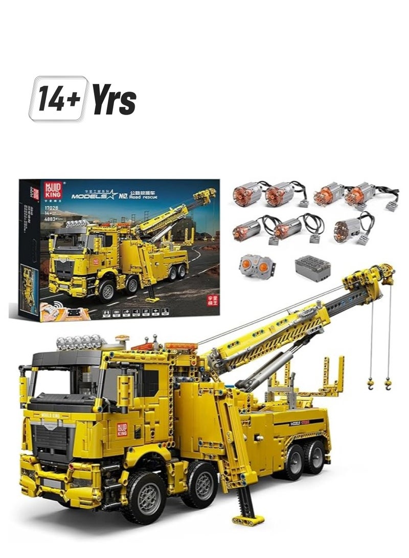mould king Toys car Mechanical Trailer Building Kit, Engineering car building Kit toys, Automobile toys building kit, suitable for children over 14 years old and adult display collectors, Gifts for adults and boys 17028  - Image 1
