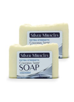 Silver Miracles Silver Miracles  Extra Strength Colloidal Silver Soap  Two Pack 