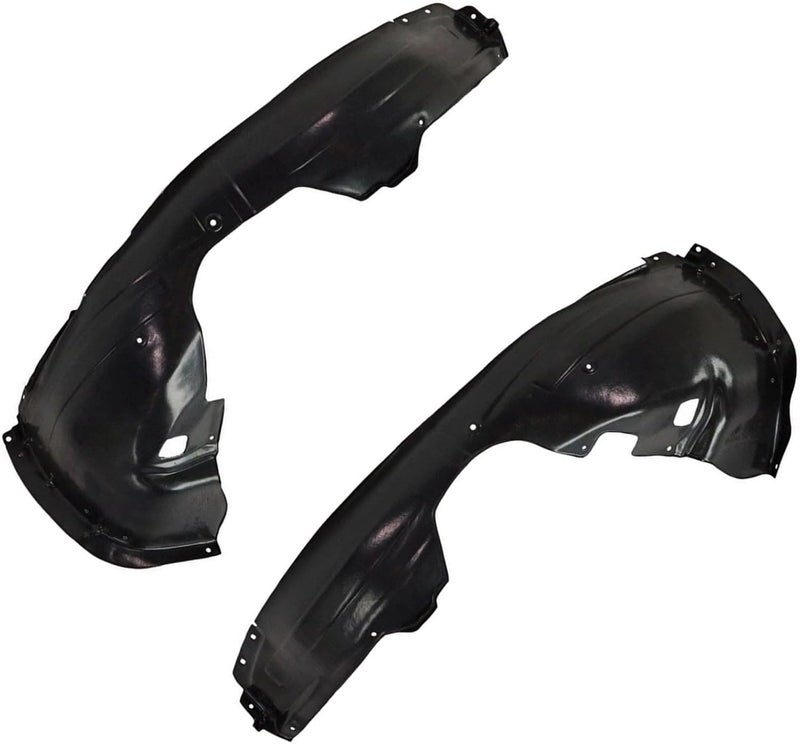 Upgraded general grade quality FZJDSD 2PCS Black Front Driver & Passenger Side Fender Liner 86812H9000, 86811H9000 Compatible with Kia Rio Sedan Hatchback 2018-2023 Globally trusted affordable quality - Image 1
