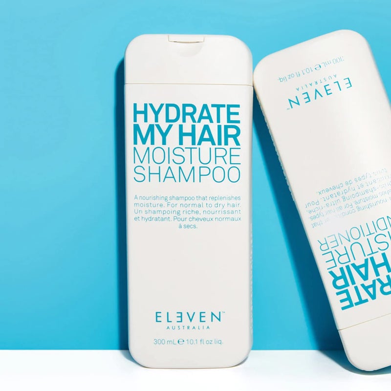 ELEVEN AUSTRALIA Hydrate My Hair Shampoo for Women & Men - Moisturizing, Color-Safe, Anti-Frizz, Nourishing Formula for Dry, Damaged Hair, Protects Against Heat & Environmental Damage - 10.1 fl oz - Image 5