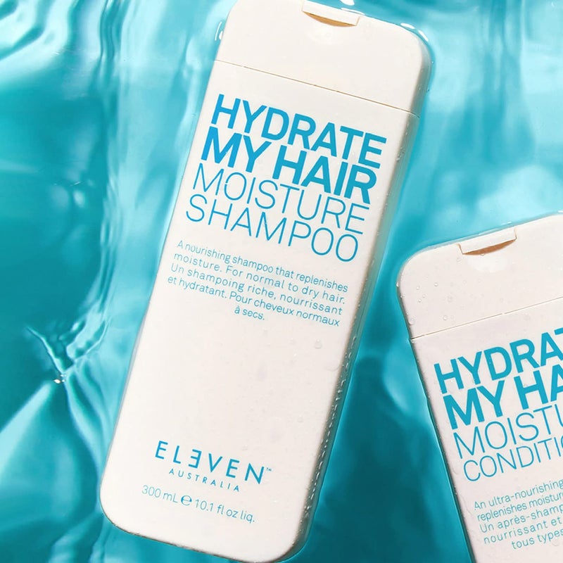 ELEVEN AUSTRALIA Hydrate My Hair Shampoo for Women & Men - Moisturizing, Color-Safe, Anti-Frizz, Nourishing Formula for Dry, Damaged Hair, Protects Against Heat & Environmental Damage - 10.1 fl oz - Image 3