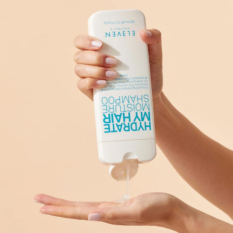 ELEVEN AUSTRALIA Hydrate My Hair Shampoo for Women & Men - Moisturizing, Color-Safe, Anti-Frizz, Nourishing Formula for Dry, Damaged Hair, Protects Against Heat & Environmental Damage - 10.1 fl oz - Image 4