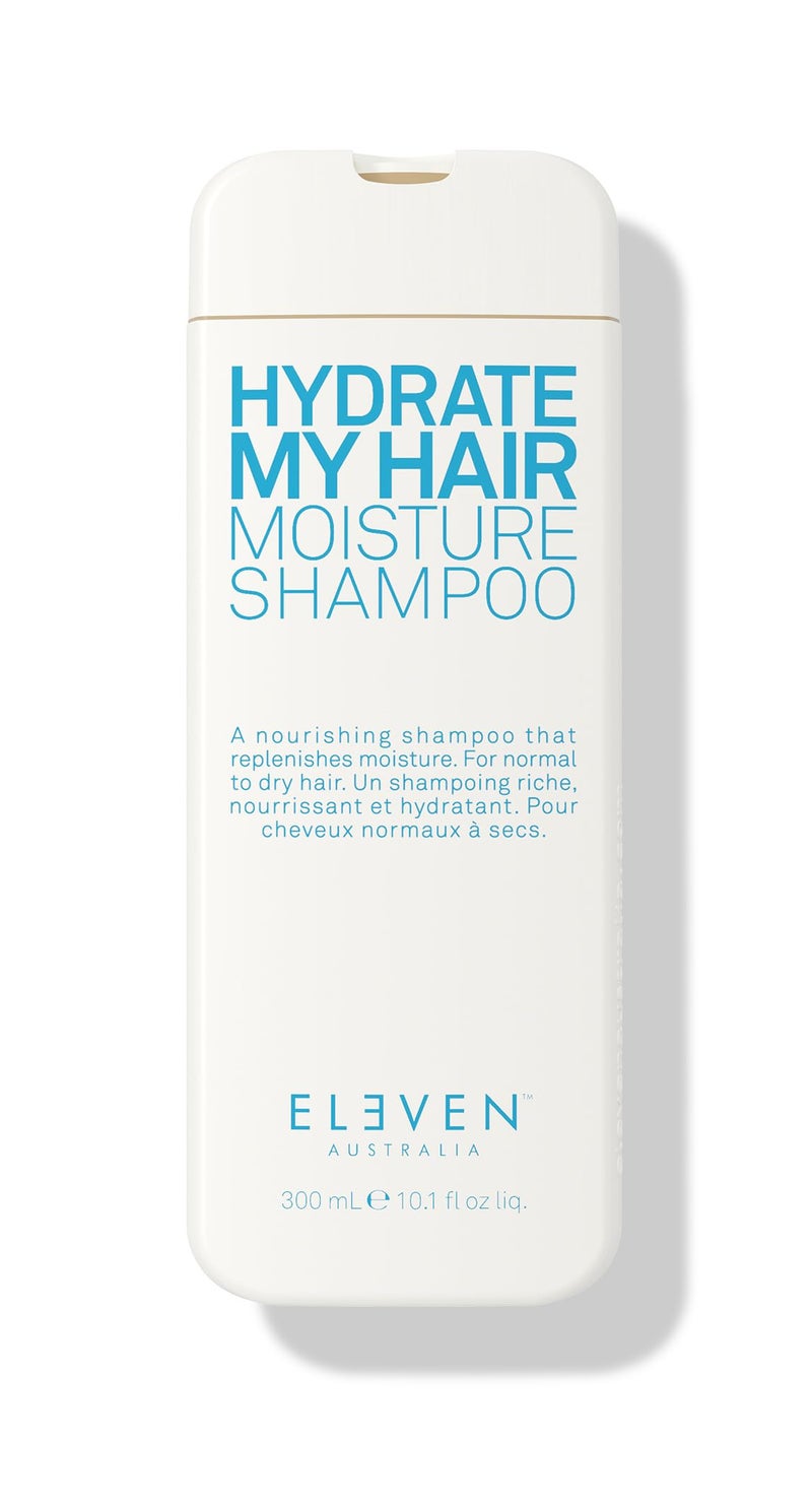 ELEVEN AUSTRALIA Hydrate My Hair Shampoo for Women & Men - Moisturizing, Color-Safe, Anti-Frizz, Nourishing Formula for Dry, Damaged Hair, Protects Against Heat & Environmental Damage - 10.1 fl oz - Image 1