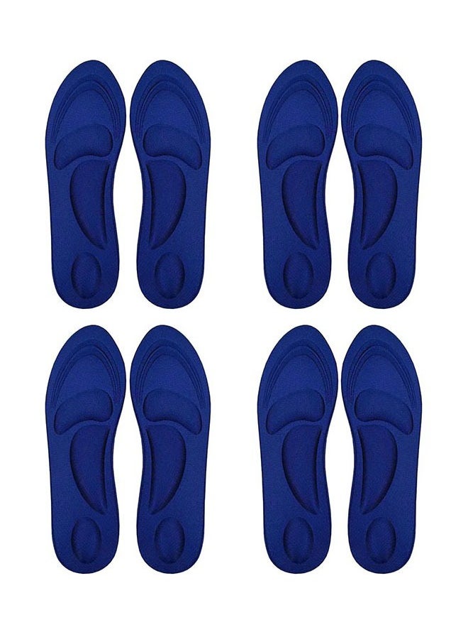 ZCM-HAPPY - 4 Pair of  Memory Foam Cushion Running Shoe Insoles - Image 1