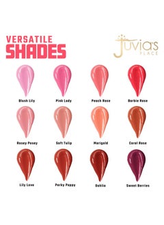Juvia's Place Juvia's Place Blushed Liquid Blush RoseyPosey - Dewy Tint Cheeks Makeup Glow Pigment Effortless Beauty Long Lasting Cosmetics Soft Creamy Natural Buildable All Skin Color Light Flawless Finish Blend  - Image 3