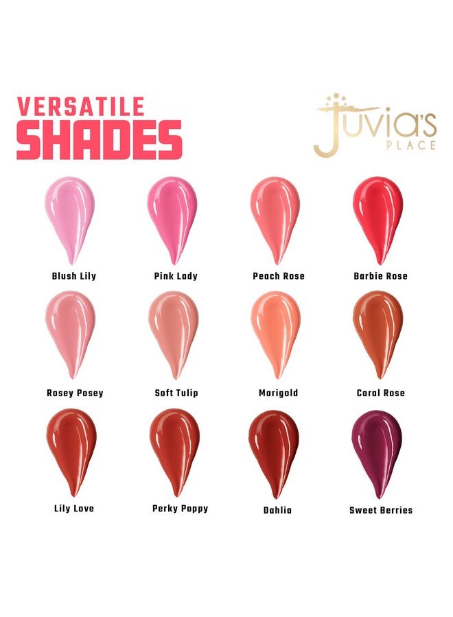 جوفياس بليس أحمر خدود سائل من جوفيا بليس روزي بوسي - لون ندي للخدود، مكياج توهج، صبغة جمالية سهلة، مستحضرات تجميل تدوم طويلاً، ناعمة، كريمية، طبيعية، قابلة للبناء، جميع ألوان البشرة، مزيج فاتح، لمسة نهائية خالية من العيوب - Image 3