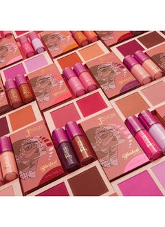 Juvia's Place Juvia's Place Blushed Liquid Blush RoseyPosey - Dewy Tint Cheeks Makeup Glow Pigment Effortless Beauty Long Lasting Cosmetics Soft Creamy Natural Buildable All Skin Color Light Flawless Finish Blend  - Image 5