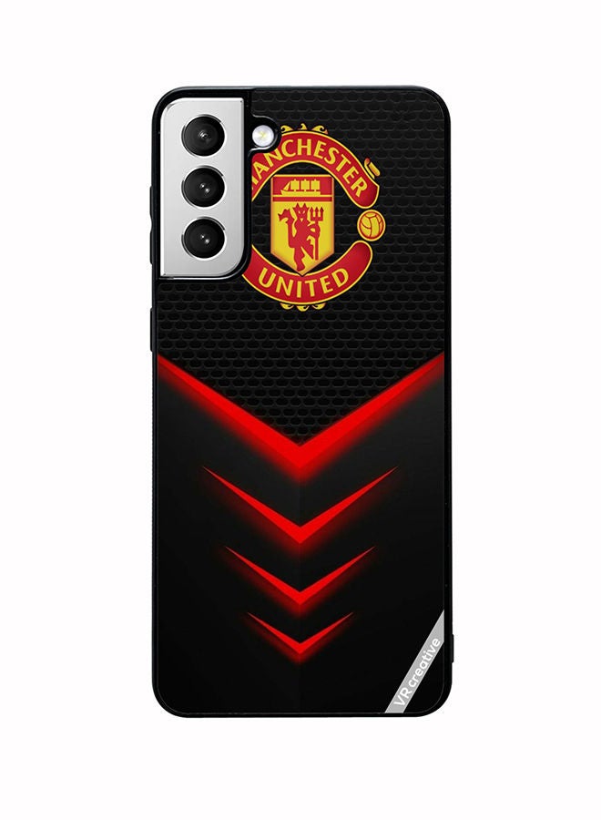 VR CREATIVE Protective Case Cover For Samsung Galaxy S22 Plus 5G Man United Design Multicolour - Image 1