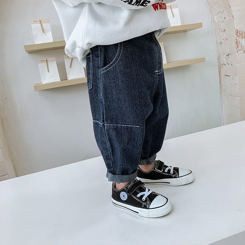 Boys' Jeans Korean Style Baby Torre Pants Children'S Outer Wear Trousers Children'S Trousers Radish Children'S Clothing - Image 4