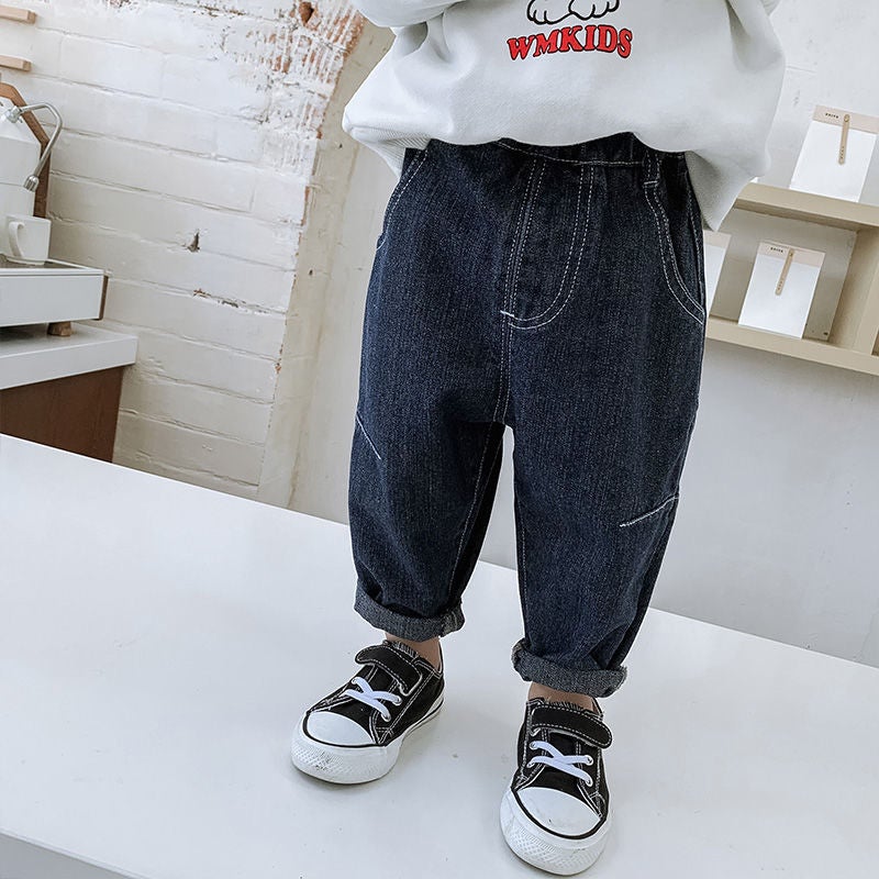 Boys' Jeans Korean Style Baby Torre Pants Children'S Outer Wear Trousers Children'S Trousers Radish Children'S Clothing - Image 3