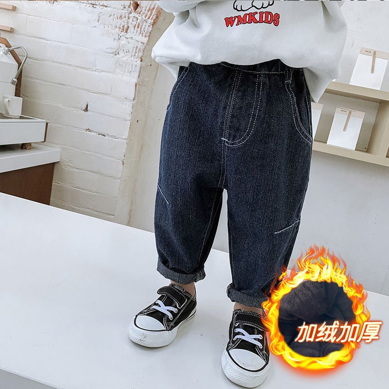 Boys' Jeans Korean Style Baby Torre Pants Children'S Outer Wear Trousers Children'S Trousers Radish Children'S Clothing - Image 1