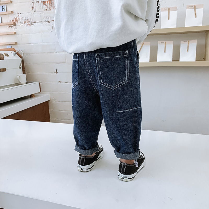 Boys' Jeans Korean Style Baby Torre Pants Children'S Outer Wear Trousers Children'S Trousers Radish Children'S Clothing - Image 2