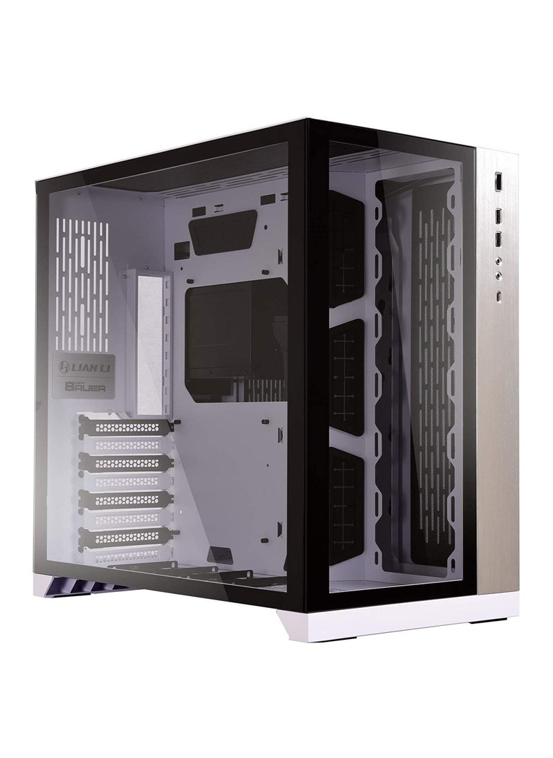 LIAN LI - Lian Li 011 Dynamic Tempered Glass On The Front Chassis Body Secc Atx Mid Tower Gaming Computer Case White - Image 1