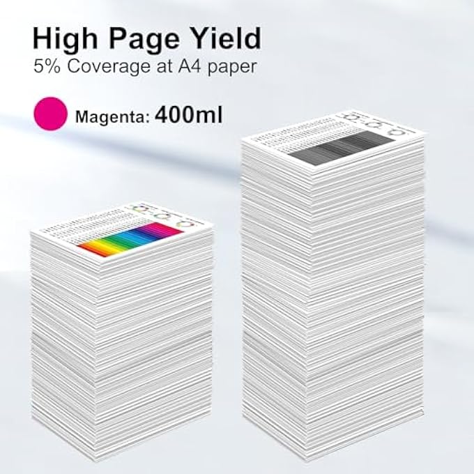 761 INK CARTRIDGE CM993A MAGENTA INK REPLACEMENT FOR 761 CM993A FOR DESIGNJET T7100 T7200 PRINTER-400ML 1-PACK - Image 2