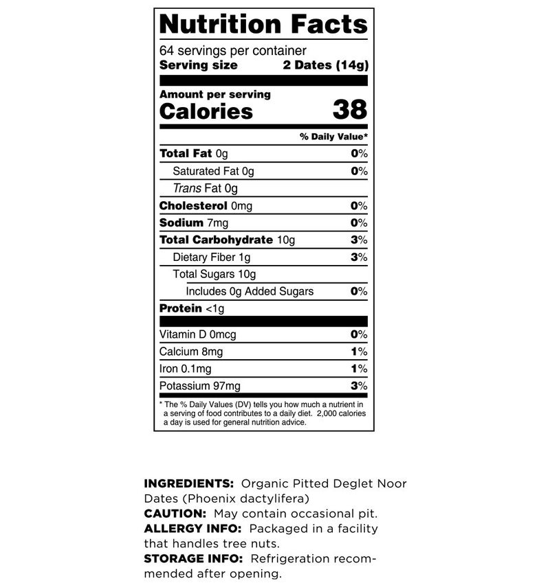Terrasoul Superfoods Organic Deglet Dates, 2 Lbs - Pitted | Fresh | Natural Sweetener - Image 4