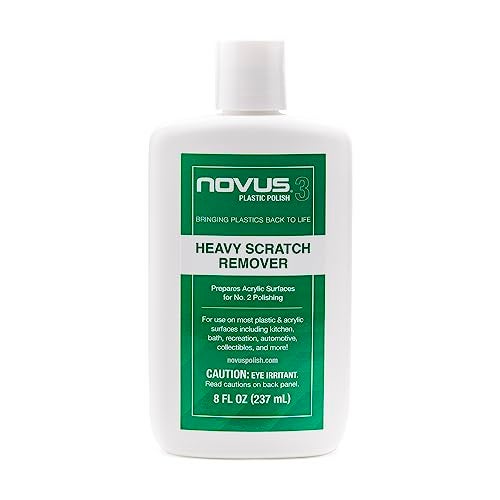 NOVUS 7082 | Heavy Scratch Remover #3 | 8 Ounce Bottle - Image 1
