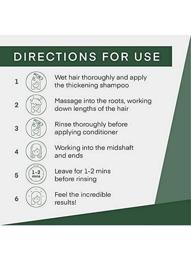 Cel Microstem Natural Hair Thickening Shampoo & Conditioner Set (2 x 8 fl oz) - Stem Cell Extract Anti Thinning Hair Loss Shampoo - Biotin Shampoo - Sulfate & Paraben Free - Suitable for Men & Women - Image 3