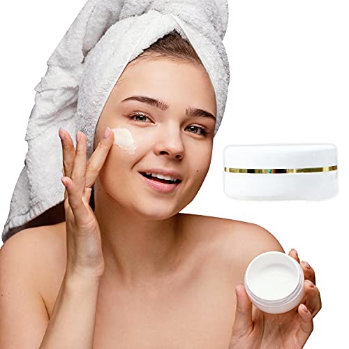 MYOC 50 g Plastic Cosmetic Jars Pack of 12 – Empty Refillable Cream Containers with Screw Lid for Face Cream, Lotion, Balm & DIY Cosmetic Storage - Image 4