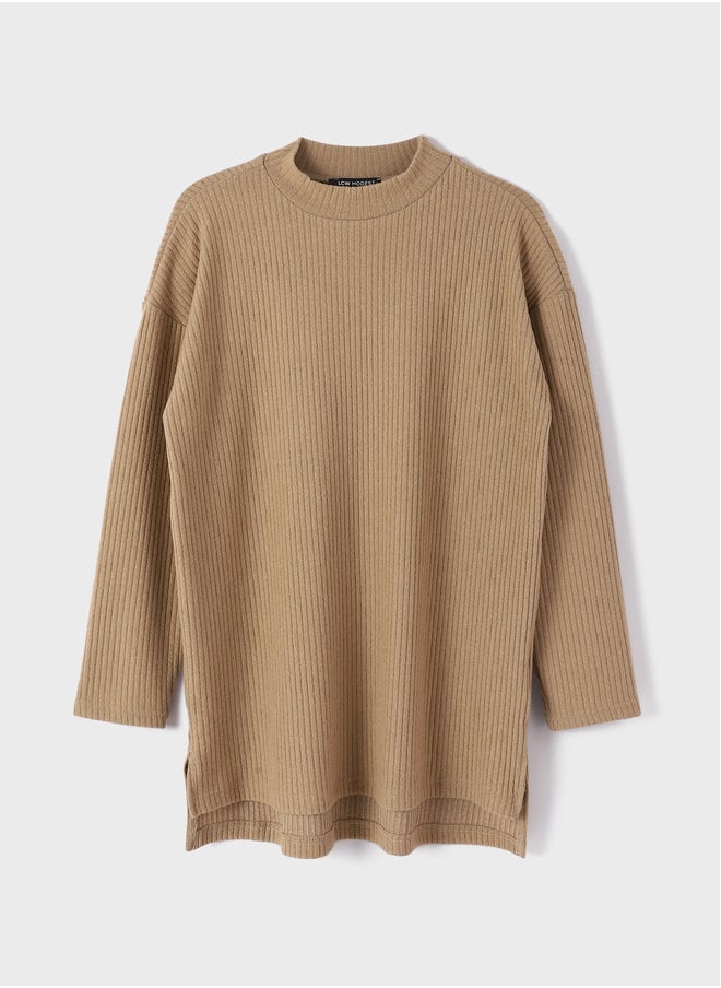 LC WAIKIKI Turtle Neck Regular Long Sleeve Women's Tunic  - Image 1