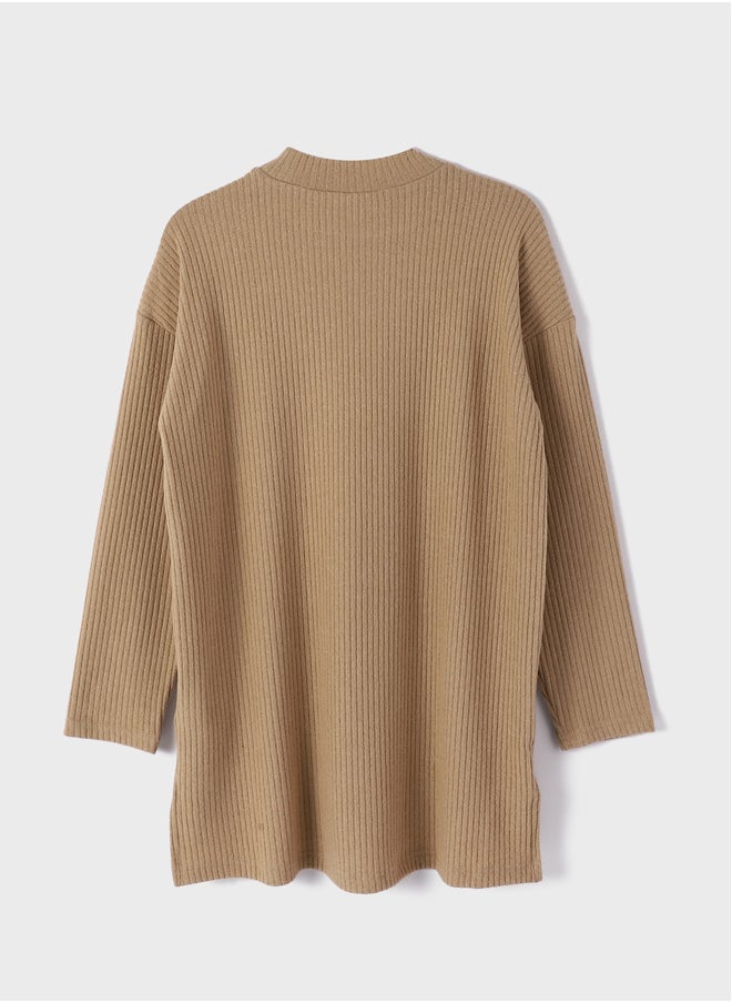 LC WAIKIKI Turtle Neck Regular Long Sleeve Women's Tunic  - Image 2