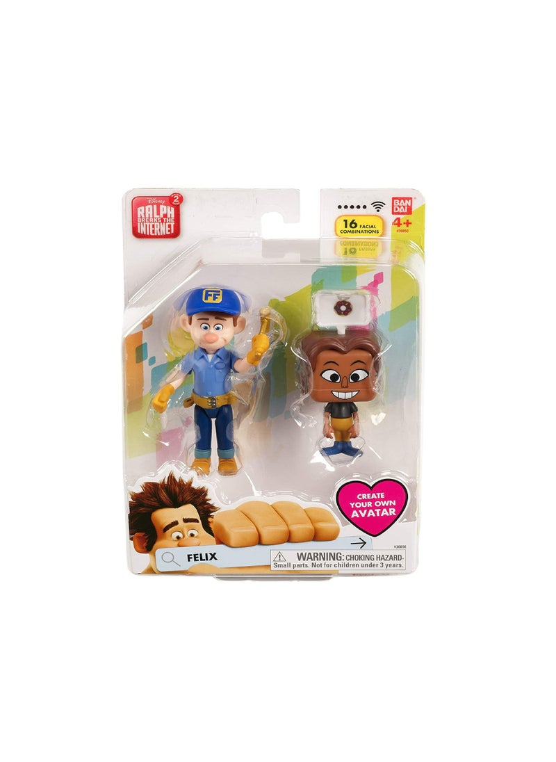 Bandai - Wreck It Ralph 2 36856 Disney's Ralph Breaks The Internet Figure - Felix - Image 1