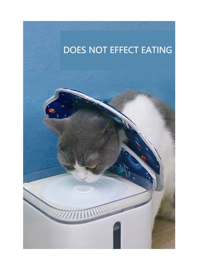 طوق مخروطي ناعم للقطط قابل للتعديل للتعافي بعد الجراحة لمنع لعق الجروح، طوق مخروطي واقي لرقبة القطة مريح للحيوانات الأليفة على شكل إليزابيثان للقطط والقطط الصغيرة والجراء، مقاس صغير - Image 5