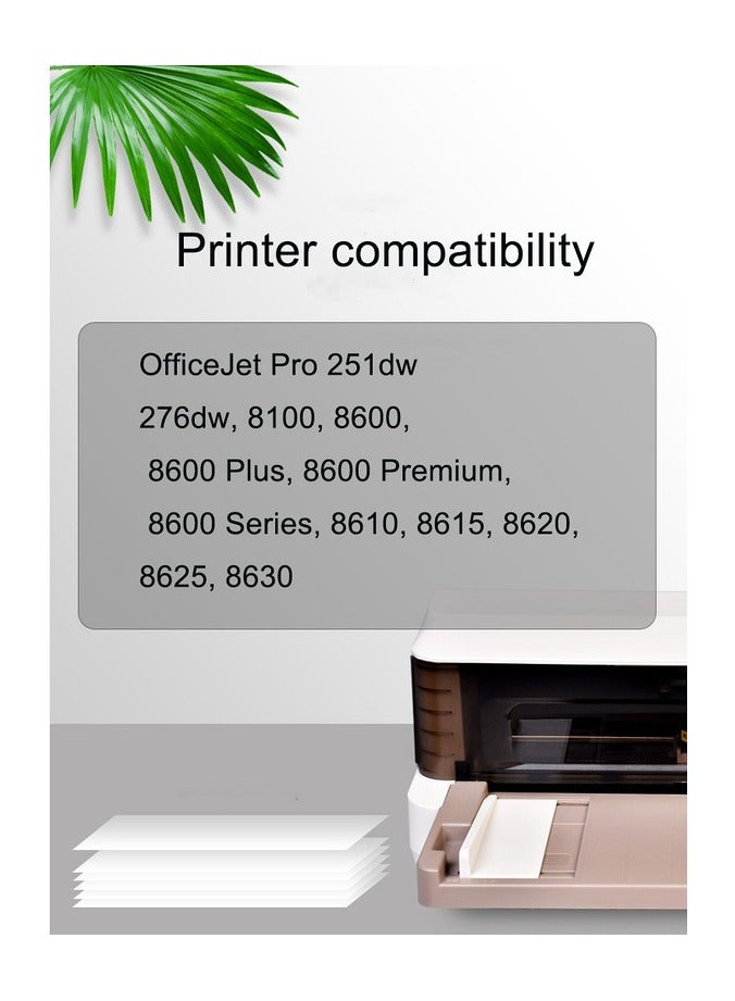950XL 951XL Ink Cartridges High Yield for HP 950 951 XL Ink Cartridges Combo Pack for HP Printers OfficeJet Pro 8620 8610 8600 8110 8100 8630 8640 8660 8615 8616 8625 271DW 276DW 251DW (4 Pack) - Image 3
