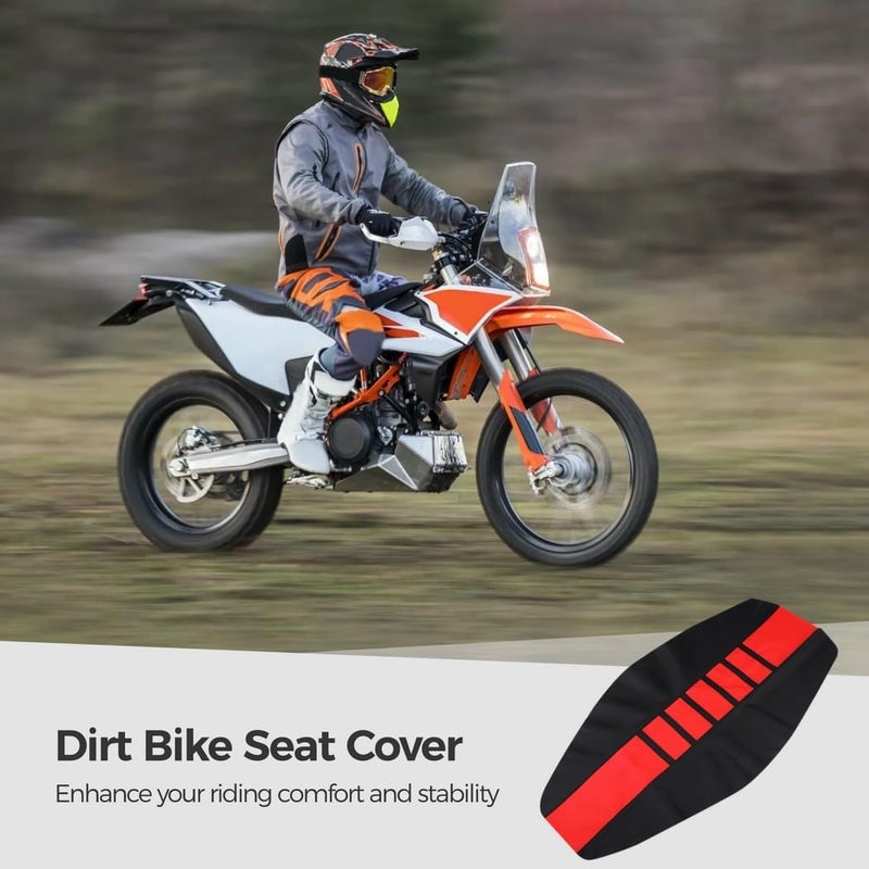 Soft Pu Leather Gripper, Non-Slip Dirt Bike Universal Seat Cover, Waterproof Crf Detailed YZF and Compatible Cover Seat 150 Exc 125 Sxf - Image 2