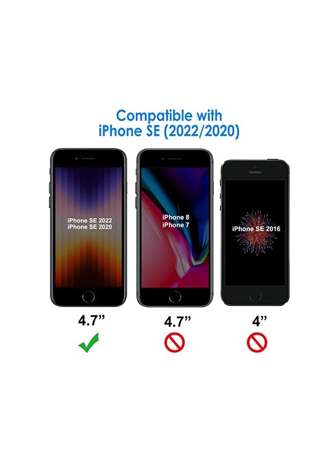 Jetech Screen Protector For Iphone Se 3/2 (2022/2020 Edition) 4.7-Inch, Tempered Glass Film, 3-Pack - Image 2